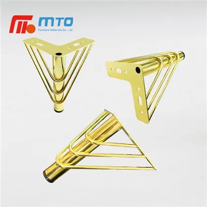 Picioare de pat de aur